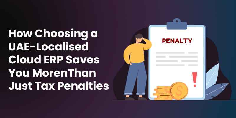 HostBooks UAE-localised cloud ERP dashboard showing real-time compliance and financial analytics