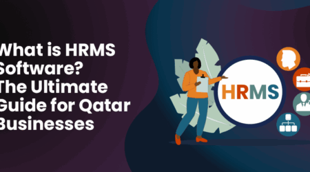 HRMS software dashboard for Qatar businesses