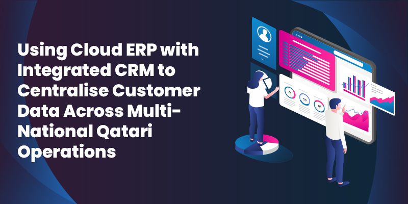 CRM ERP integration dashboard – HostBooks Qatar