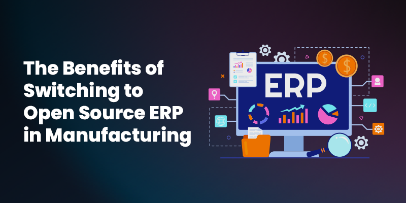 Open source ERP dashboard for manufacturing companies
