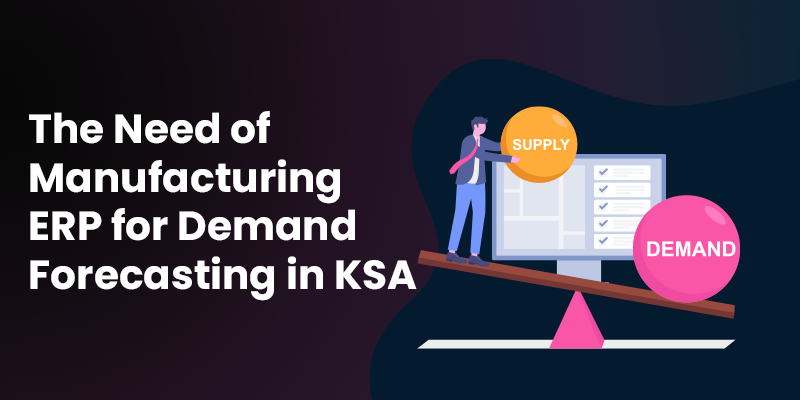 AI-powered manufacturing ERP improving demand forecasting and supply chain efficiency for Saudi manufacturers.