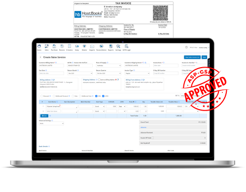 Custom e Invoice Generation Dashboard