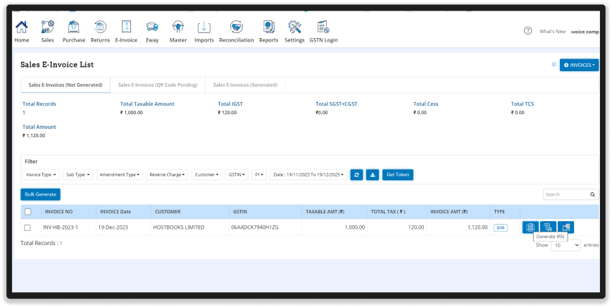 Sales Invoice