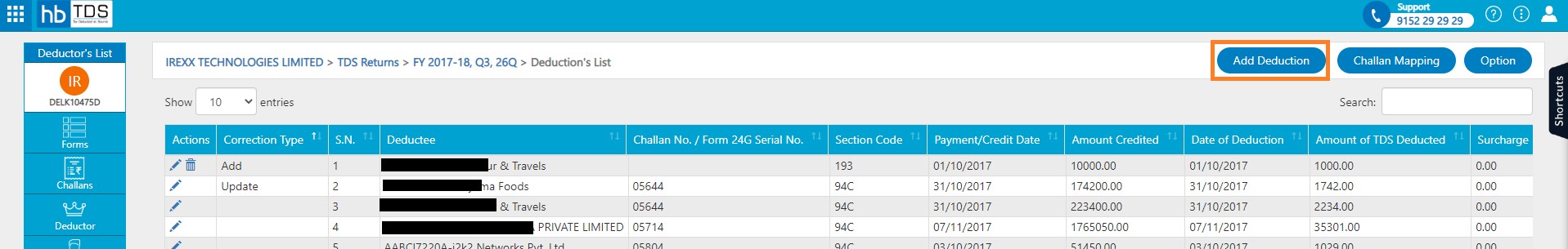 tds-view-create-tds-correction-return-c3-deductions-add