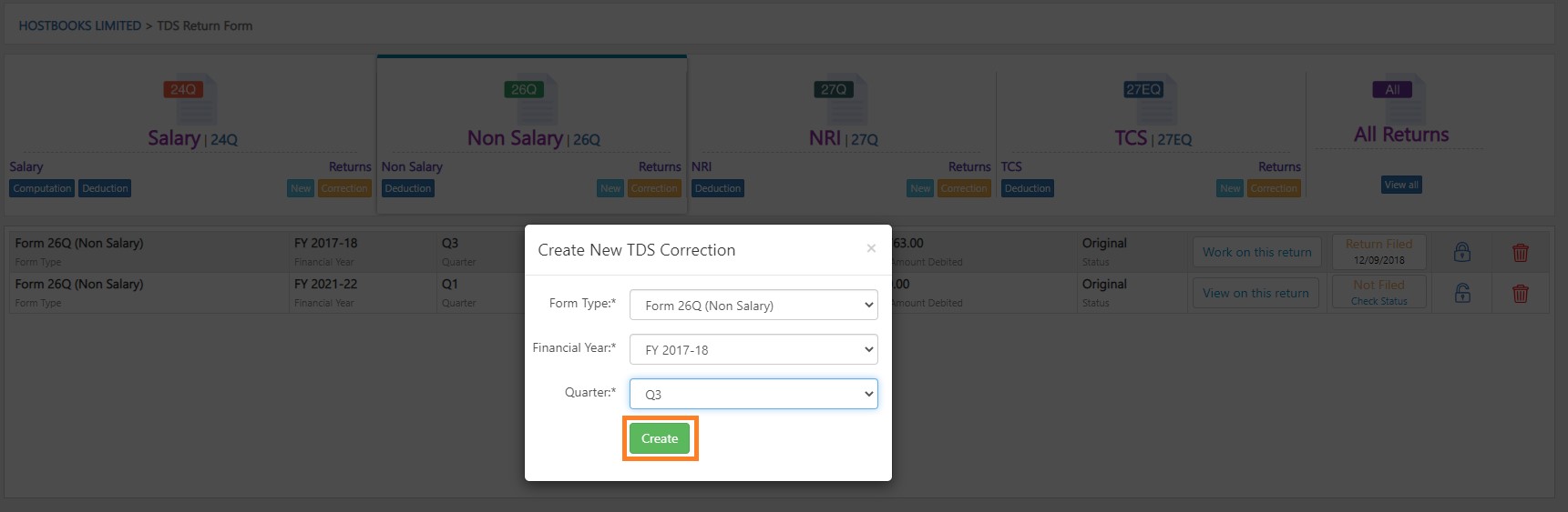 tds-view-create-tds-correction-return-you-are-required-to-select-following-fields