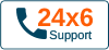 24x6 Call Support