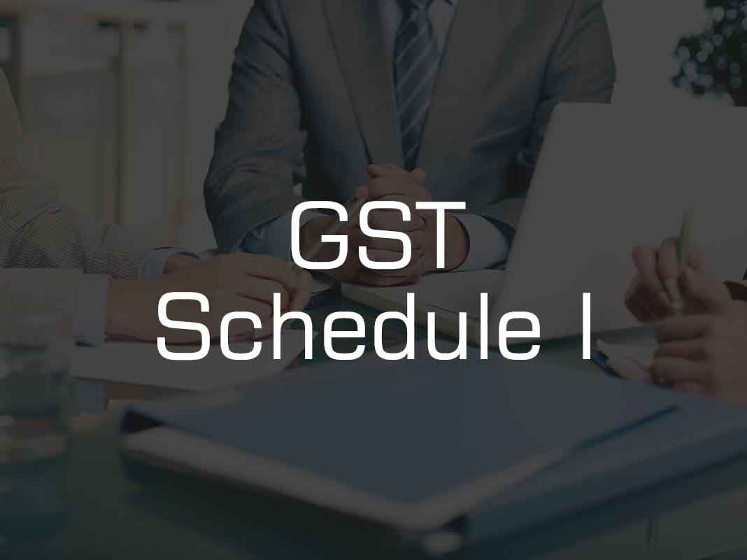 Schedule I : Matters to be treated as supply even if made without ...