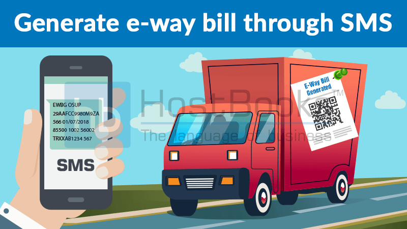 Generate e-way bill through sms