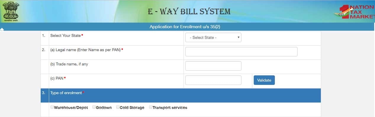 gst registration for transporters