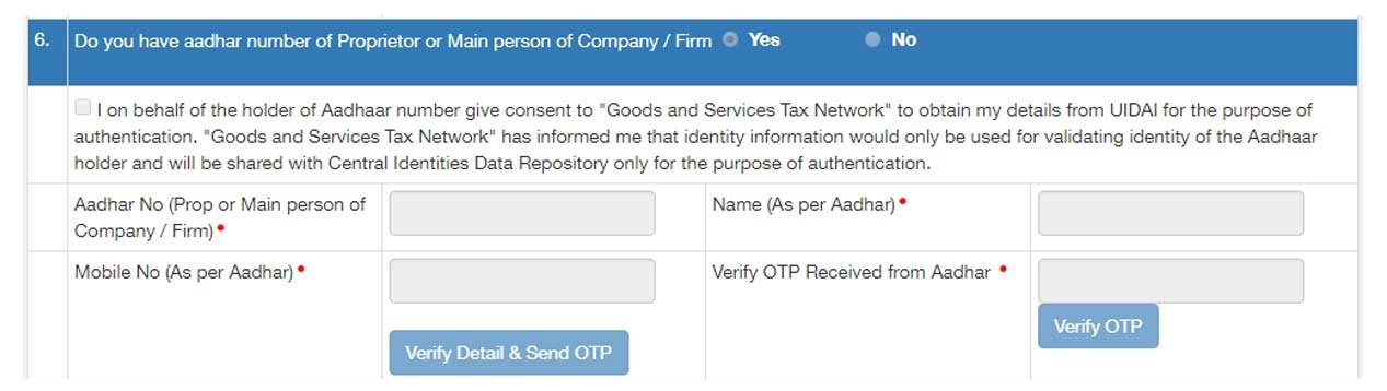 gst registration for transporters