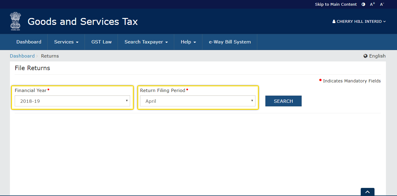 GSTR-6 Search