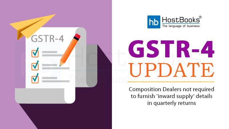 GSTR 4 Update