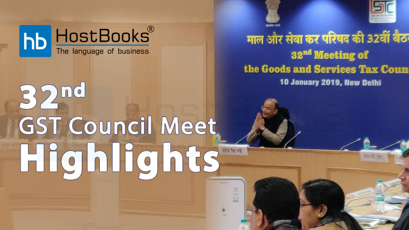 32 gst council meet