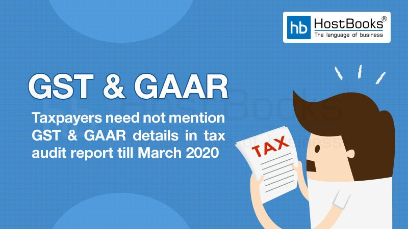 GST and GAAR