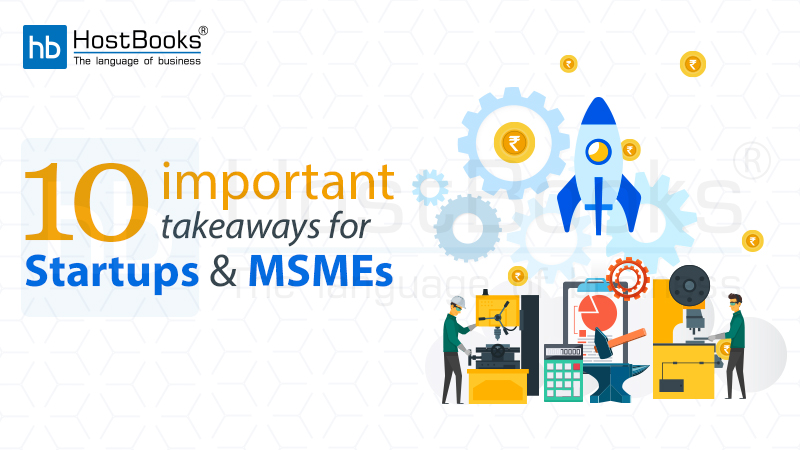 Takeaways for Startups and MSMEs