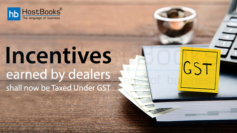 gst on insentives