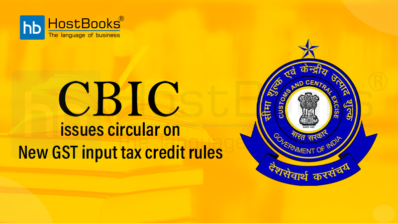 new GST input tax credit rules