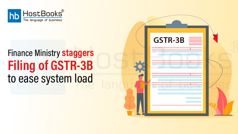 Filing of GSTR 3B