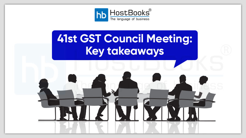 41th GST council Meeting