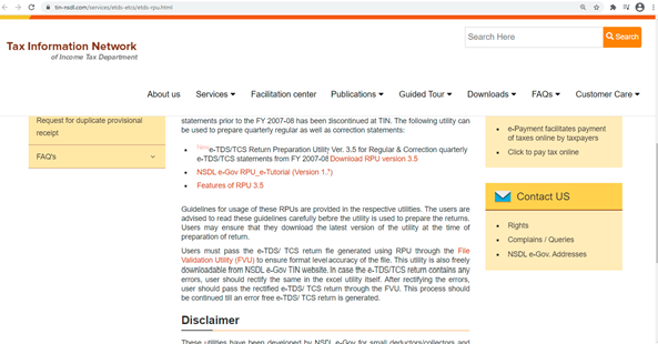 Tds Rpu TDS Return File: Know How to File TDS/TCS Return, the Due Dates of e ...