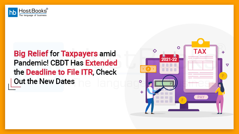 Extended the Deadline to File ITR
