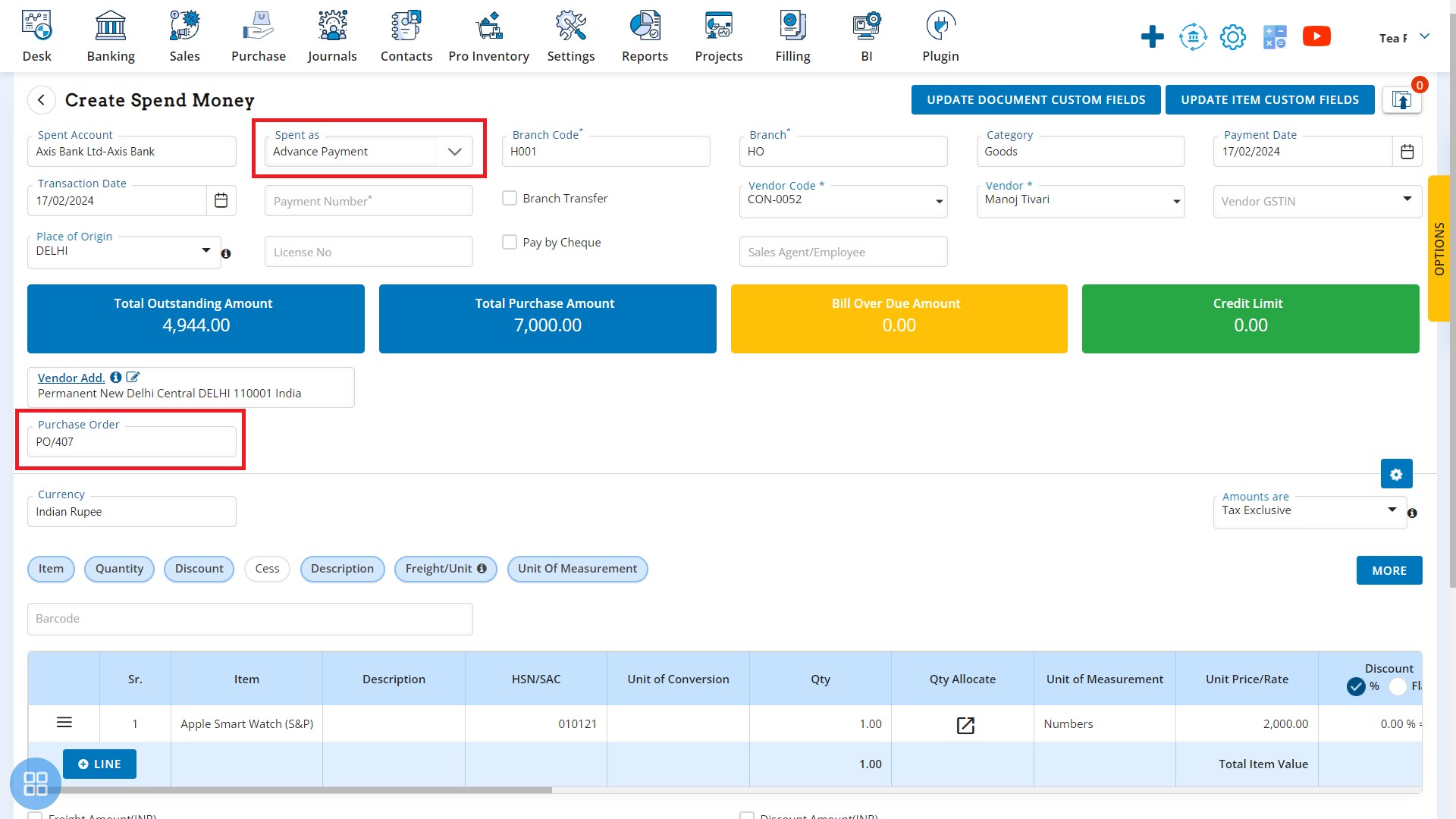 acctng-advnce-payment-addpo-one